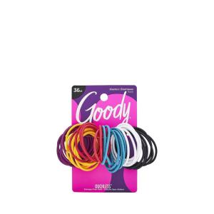 imageGoody Ouchless Elastic Hair Ties  36 Ct Brooke Assorted 2MM Rubber Bands for Hair PainFree Hair Accessories for Women ampamp Men Made for LongLasting Braids Ponytails ampamp More For Fine Hair