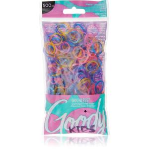 imageGoody Ouchless Polyband Hair Ties  250 Ct Clear Latex Hair Bands for Womens Hair Easy Glide UltraStrong Hold Hair Accessories for Women ampamp Men Secure Hold Ridge Design All Hair TypesASSORTED