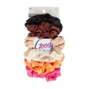 imageGoody Ouchless Scrunchies for Women 12 Ct Assorted Warm Tones DamageFree ampamp Secure Hold Ties Gentle Hair Accessories for Women ampamp Men All Day Comfort All Hair TypesWarm Tones