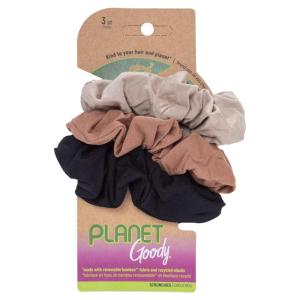 imageGoody Planet Ouchless Womens Hair Scrunchie 3 Count Assorted Neutral Colors Suitable for All Hair Types PainFree Accessories for Women Create Long Lasting Braids ampamp Ponytails