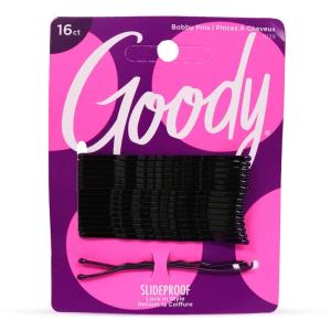 imageGoody SlideProof Bobby Pin 50 Ct Assorted Brunette Colors Ouchless Bobby Pins for Hair Styling Lock In Style Comfortable PainFree Accessories for Women ampamp Men All Hair TypesBlack