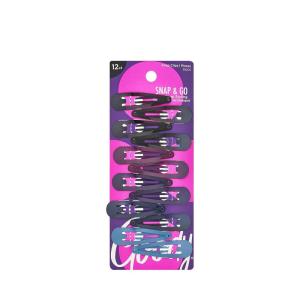 imageGoody Snap Hair Clips for Kids 10 Ct Warm Tones Barrettes for Women ampamp Family Easy Stackable Styling Comfort Contour Design Styling Accessories for All Occasions All Hair TypesDark Neutrals