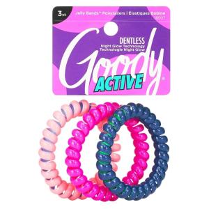 imageGoody Sports Galaxy Hair Coils  3 Count Assorted  Dentless Jelly Bands Ponytailers for Women Teens ampamp Girls to Style ampamp Keep Your Hair Secured  PainFree Hair Accessories For All Hair Types3 Count Pack of 1