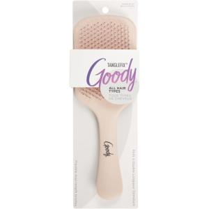 imageGoody TangleFix Detangler Paddle Brush with DualLength Bristles Use as a Detangling or Wet or Dry Styling Brush Tackles Tangles ampamp Knots All Hair Types Pink