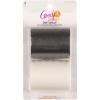 imageGoody Sport Athletic Hair Wrap  2 Ct Black ampamp White TearandWear Pre Wrap Headband SportLevel Grip for Workout ampamp Intense Sports All Hair Types