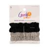 imageGoody Sport Ouchless Thin Scrunchies  4 Ct Gray ampamp Black SportLevel Grip for Workouts SweatWicking No Damage Hair Ties All Hair TypesGray Black
