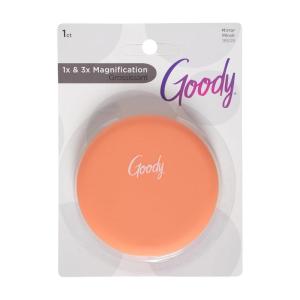 imageGOODY Compact Mirror  Coral DoubleSided EasyGrip Magnifying ampamp Travel Makeup Mirror with 1X ampamp 3X Magnification Lightweight OnTheGo Pocket ampamp Purse Essentials