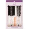 imageGoody Luxe Smooth Styling Brush Set Boar Bristle Brushes for Shine For All Hair Types 3 ct