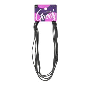 imageGOODY Womens Ouchless Thin Hair Flat Narrow Headwrap Black 6 Count6 Count Pack of 1