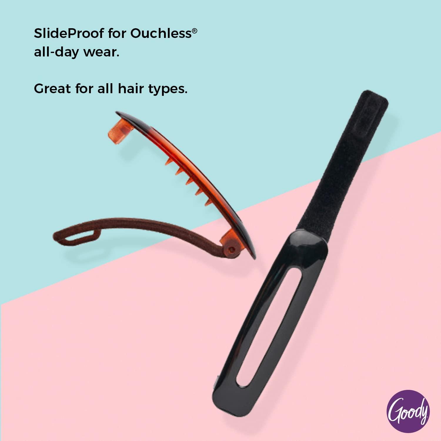 imageGoody SlideProof 2 Count  Barrettes  Suitable for All Hair Types  PainFree Hair Accessories for Women and Girls  All Day Comfort