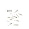 imageGoody Aluminum Sectioning Clips  6 CT SilverCurl Clips 12 Ct