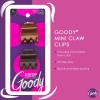 imageGoody SlideProof Mini Claw Clips 2 Ct BlackBrown Secure Grip for Quick ampamp Easy Hairstyles Chic Hair Styling Accessories for Women Men Boys ampamp Girls Suitable for All Occasions All Hair TypesBrunette 2 Ct