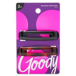 imageGoody SlideProof 2 Count  Barrettes  Suitable for All Hair Types  PainFree Hair Accessories for Women and Girls  All Day Comfort
