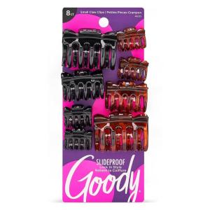 imageGoody SlideProof Classics Claw Clips 8 Ct Assorted Sizes ampamp Colors Lock in Style with Secure Grip Chic Hair Accessories for Women ampamp Men For All Occasions ampamp All Hair Types8 Count Pack of 1