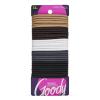 imageGOODY Ouchless Womens Hair Braided Elastics 4mm for Medium Hair Brown 32 Count Pack of 1Java Bean