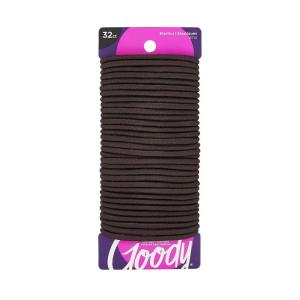 imageGOODY Ouchless Womens Hair Braided Elastics 4mm for Medium Hair Brown 32 Count Pack of 1Brown 32 Ct Medium Hair