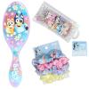 imageWet Brush Bluey amp Bingo Kids Midi Hair Brush Limited Edition Purple  Goody x Bluey Multicolor Satin Scrunchies 4ct  Multicolor Hair Polybands in Bluey Bingo amp Characters Pouch 300ct